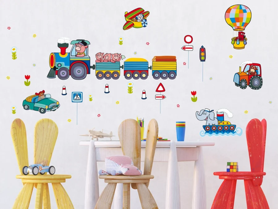 Wall Stickers Tractor, 65 x 85 cm, K 1046 - Image 3
