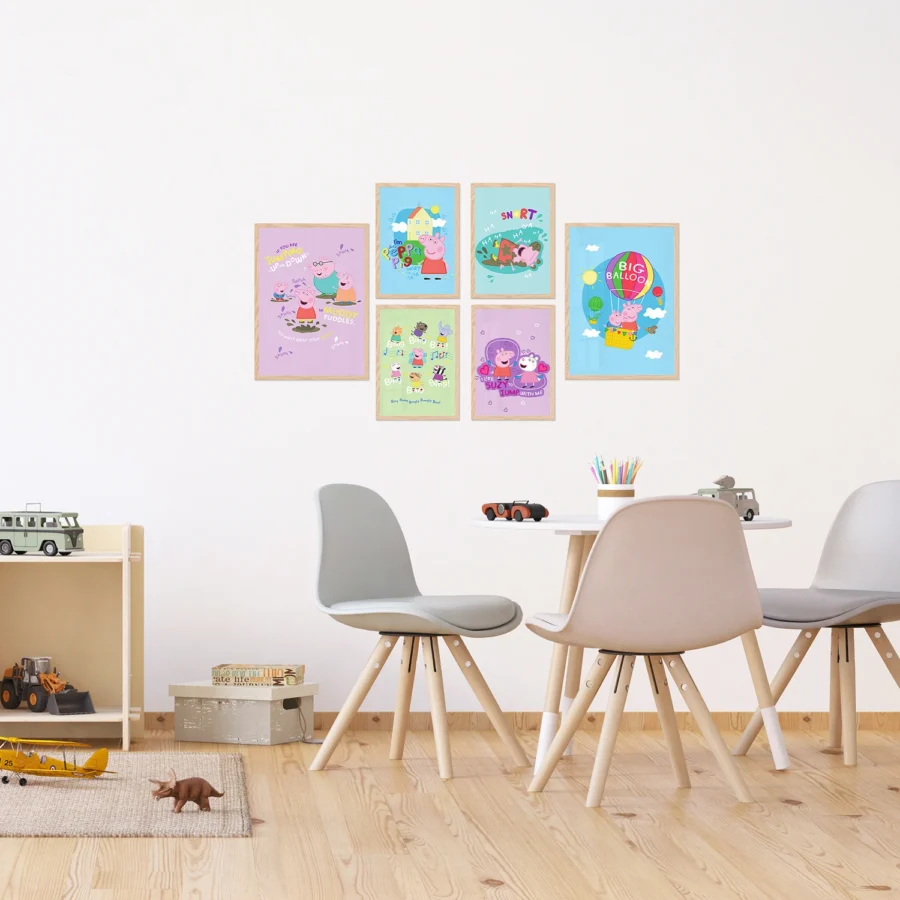 Poster Set Peppa Pig, 2 x A3, 4 x A4, P6 351385 - Image 4