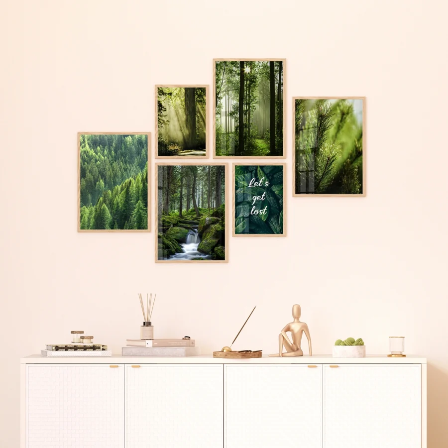 Poster Set Forest, 4 x A3, 2 x A4, P6 351315 - Image 3