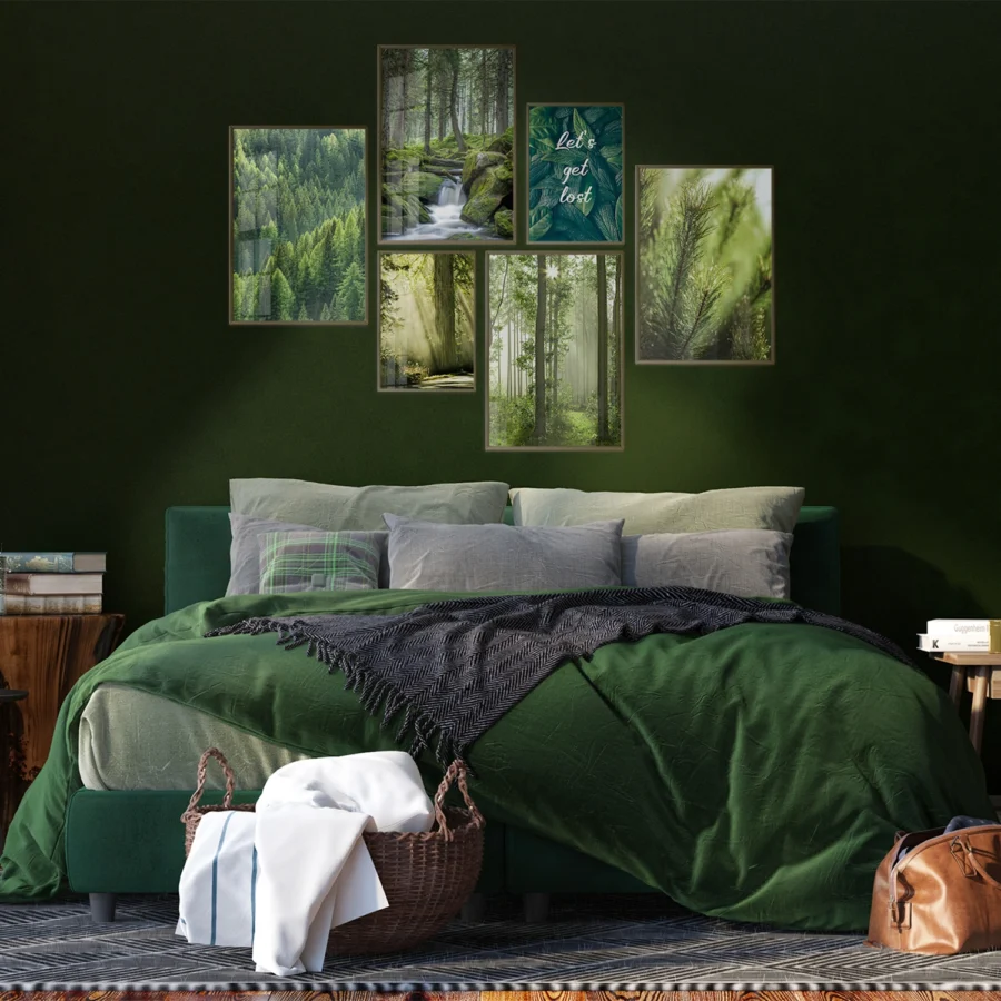 Poster Set Forest, 4 x A3, 2 x A4, P6 351315 - Image 2