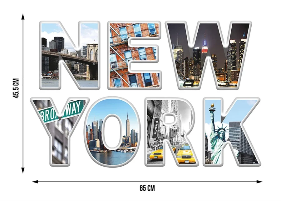 Wall Stickers New York, 42,5 x 65 cm, SM 3431 - Image 7