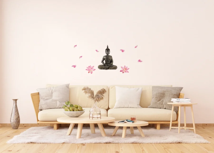 Wall Stickers Buddha, 42,5 x 65 cm, SM 3447 - Image 4