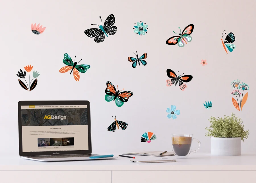 Wall Stickers Abstract, 30 x 30 cm, SS 3875 - Image 2