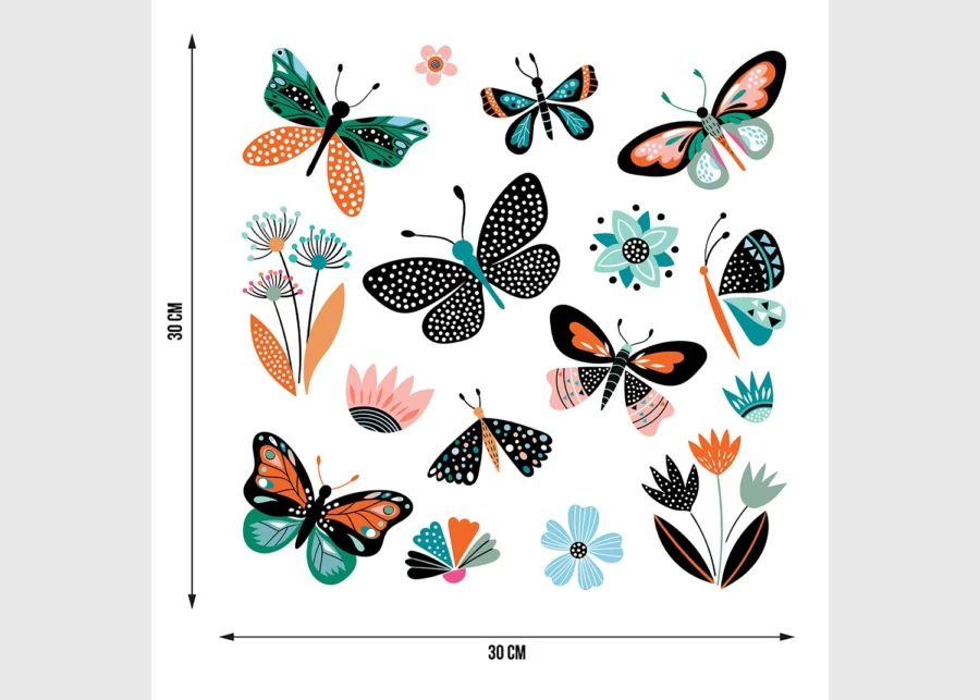Wall Stickers Abstract, 30 x 30 cm, SS 3875 - Image 3