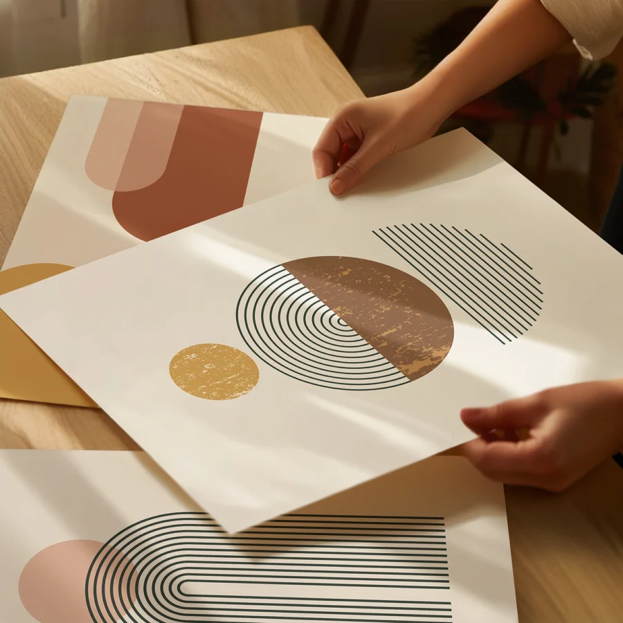 Poster Set Abstract, 3 x A3, P3 351427 - Image 8
