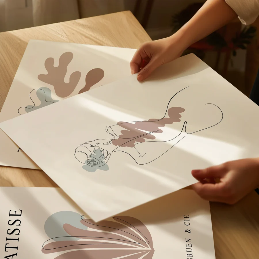 Poster Set Abstract, 3 x A3, P3 351435 - Image 8