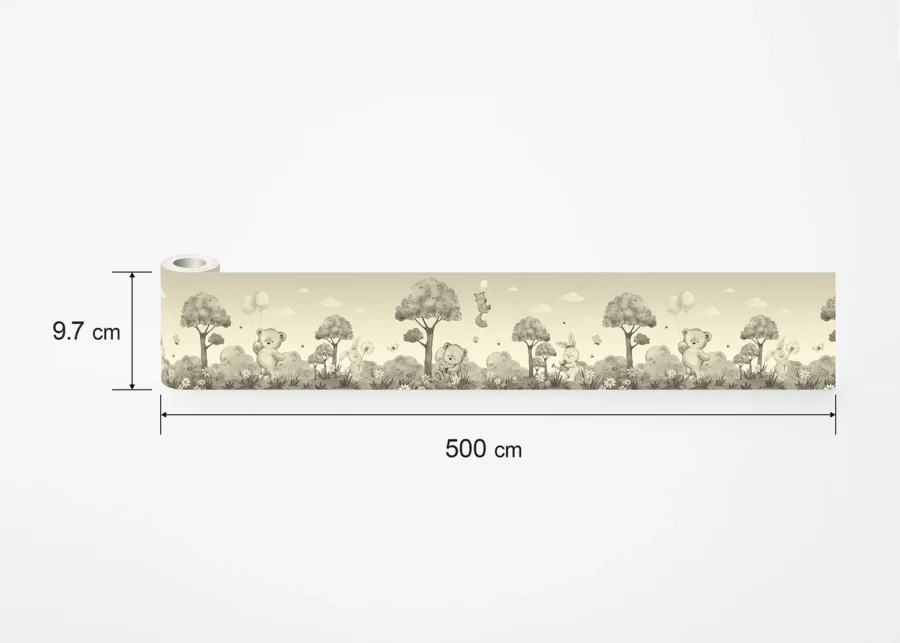 Wall Border Cute Bears | 5 m x 9.7 cm | WBD 8123 - Image 5