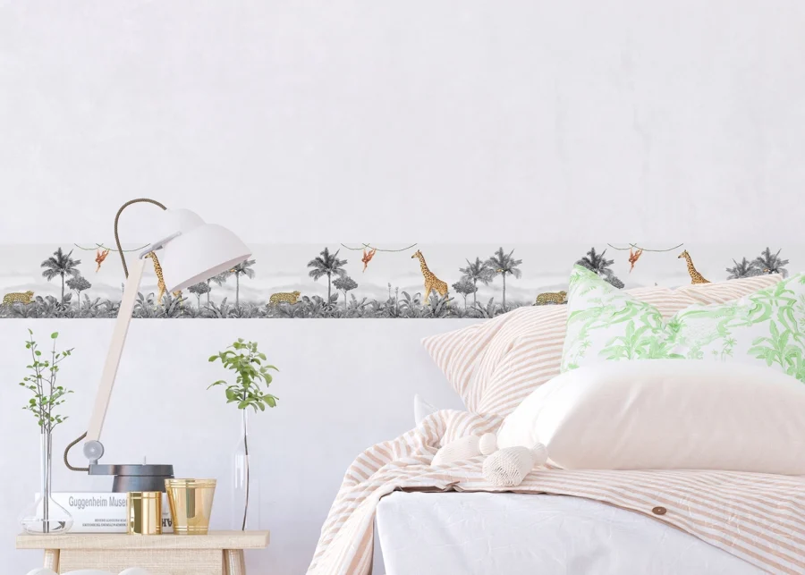 Wall Border Jungle B/W | 5 m x 9.7 cm | WBD 8129 - Image 3