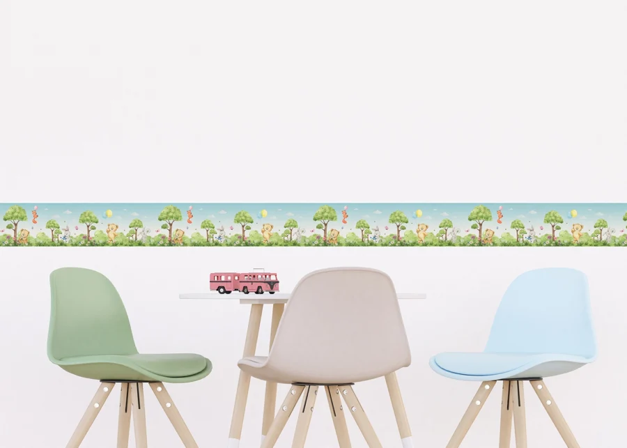 Wall Border Cute Bears | 5 m x 13.8 cm | WBD 8173 - Image 2