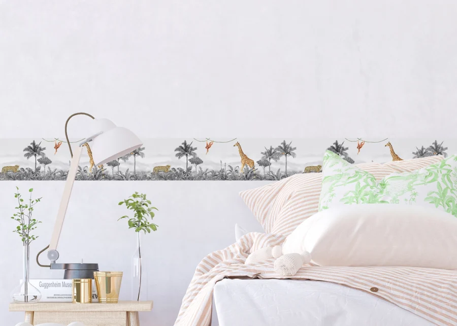 Wall Border Jungle B/W | 5 m x 13.8 cm | WBD 8175 - Image 5