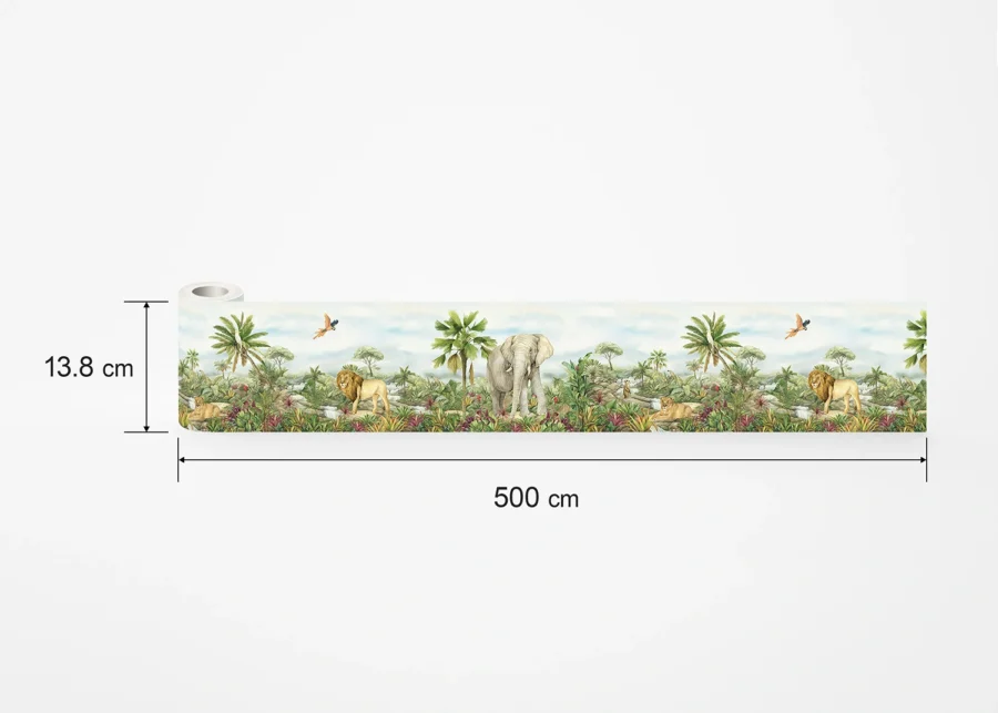 Wall Border Jungle | 5 m x 13.8 cm | WBD 8181 - Image 7