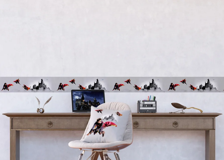 Wall Border Harry Potter Quidditch | 5 m x 13.8 cm | WBD 8189 - Image 2