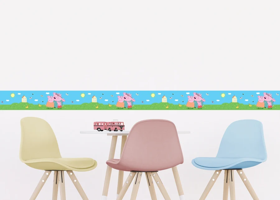 Wall Border Peppa Pig Classic | 5 m x 13.8 cm | WBD 8191 - Image 2