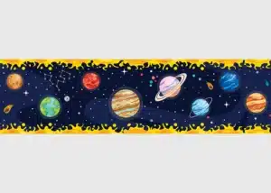 Wall Border Cosmic Parade | 5 m x 13.8 cm | WBD 8257