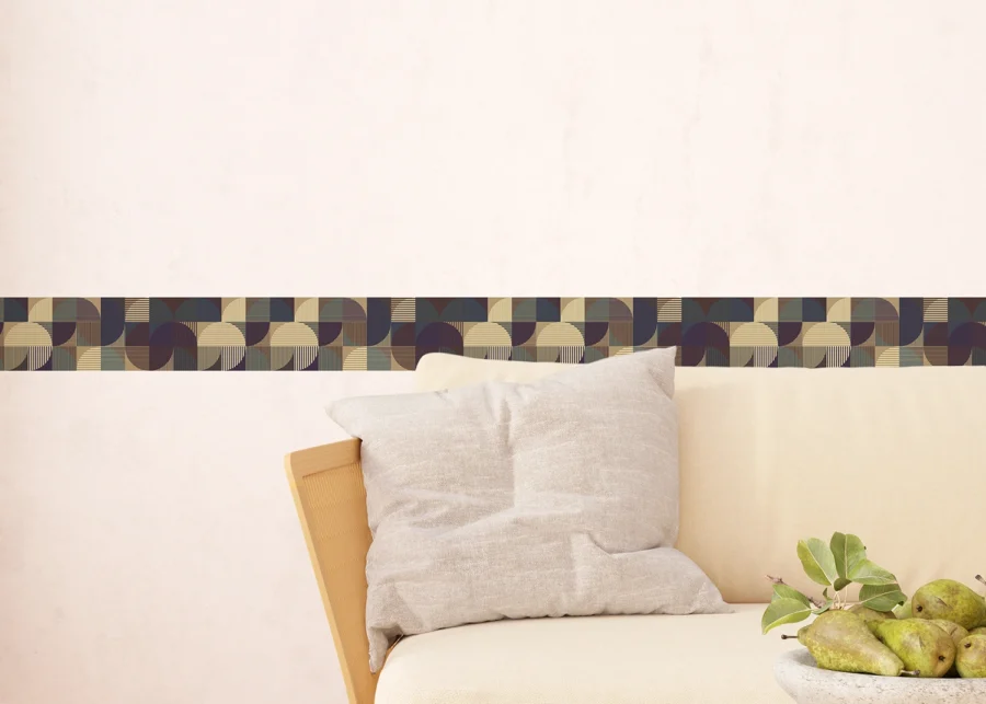 Wall Border Twisted Paths | 5 m x 13.8 cm | WB 8433 - Image 7