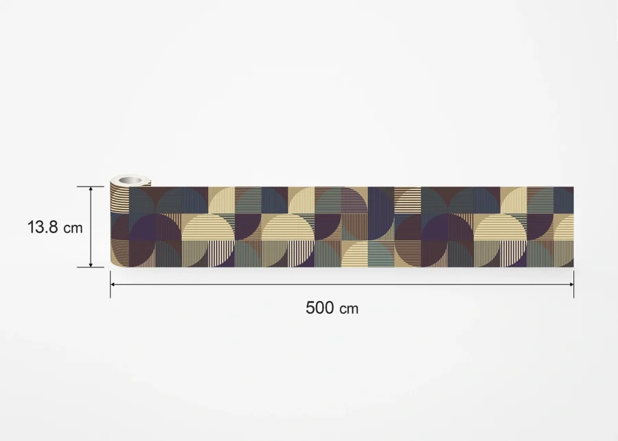 Wall Border Twisted Paths | 5 m x 13.8 cm | WB 8433 - Image 8