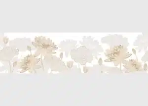 Samolepící bordura na zeď Zlaté Lemování | 5 m x 13.8 cm | WB 8437