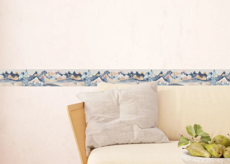 Wall Border Tranquil Landscape | 5 m x 13.8 cm | WB 8415 - Image 4