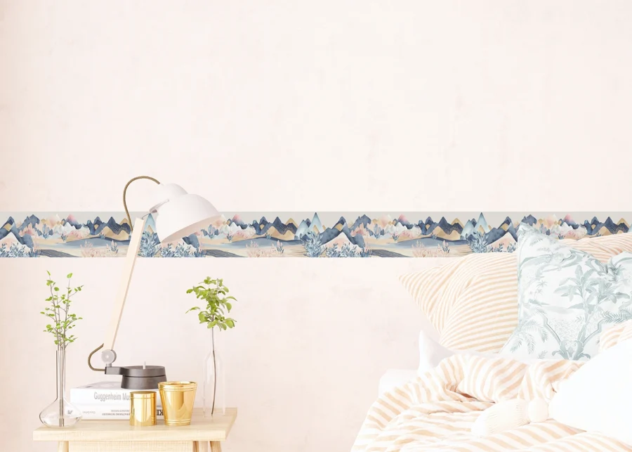 Wall Border Tranquil Landscape | 5 m x 13.8 cm | WB 8415 - Image 6