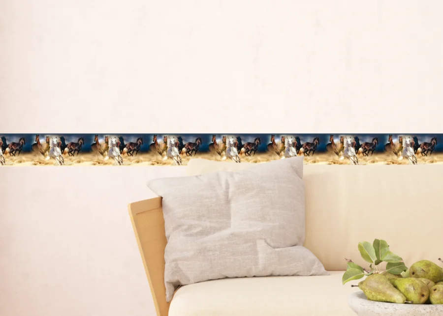 Wall Border Graceful Horses | 5 m x 13.8 cm | WB 8202 - Image 5