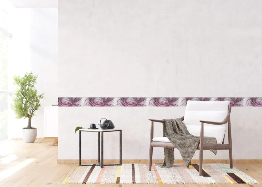 Wall Border Roseate Rhapsody | 5 m x 13.8 cm | WB 8212 - Image 2