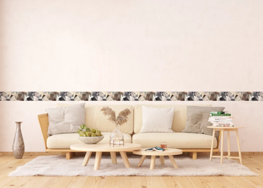 Wall Border Fragmented Abstraction | 5 m x 13.8 cm | WB 8213 - Image 4