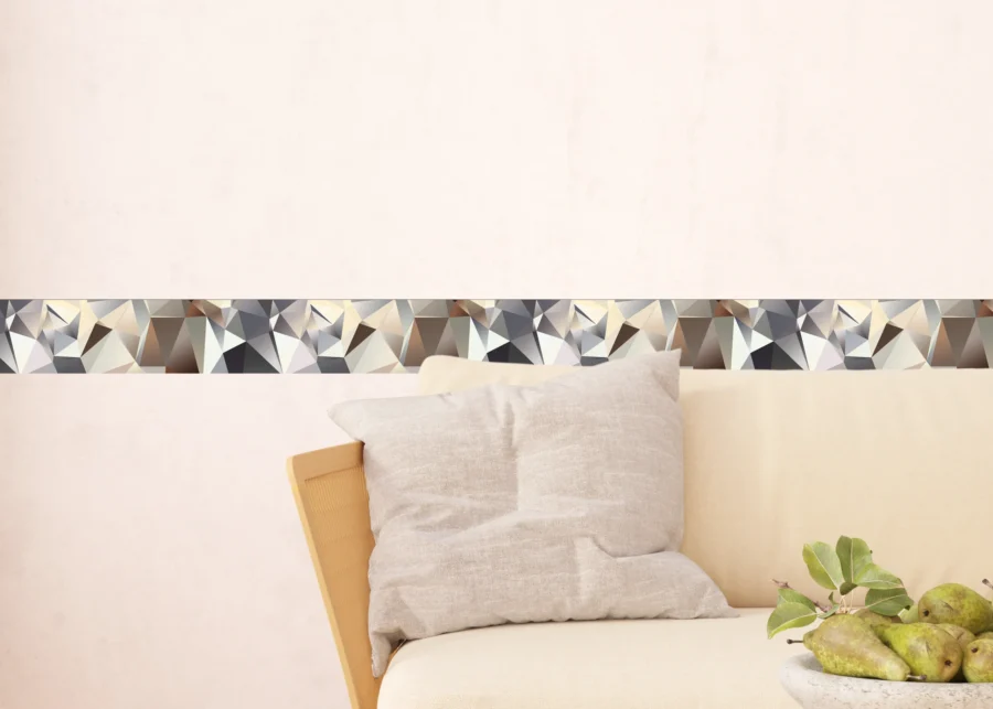 Wall Border Fragmented Abstraction | 5 m x 13.8 cm | WB 8213 - Image 5