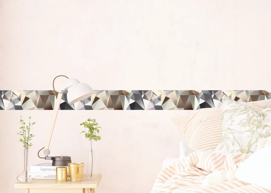 Wall Border Fragmented Abstraction | 5 m x 13.8 cm | WB 8213 - Image 8