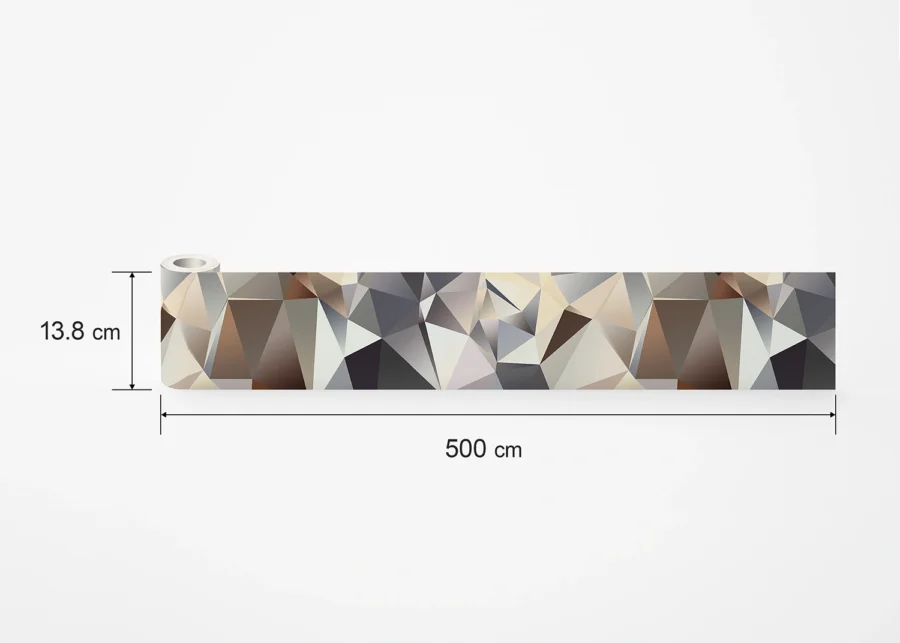 Wall Border Fragmented Abstraction | 5 m x 13.8 cm | WB 8213 - Image 9