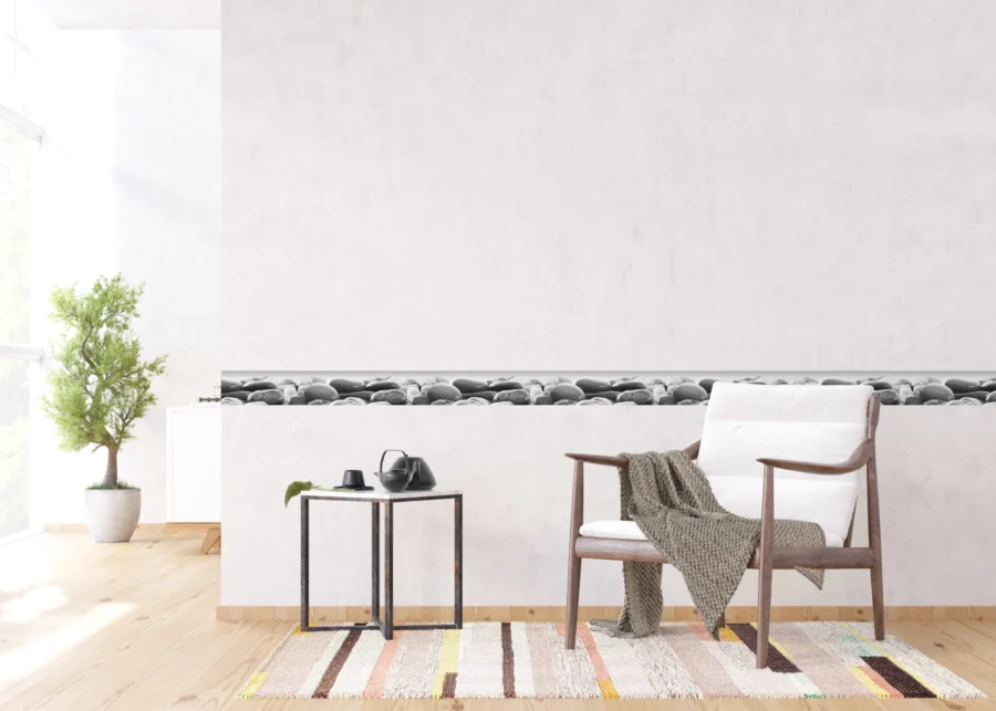 Wall Border Beach Stones | 5 m x 13.8 cm | WB 8215 - Image 2
