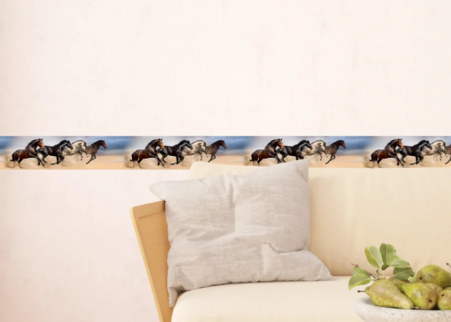 Wall Border Equine Gallop | 5 m x 13.8 cm | WB 8242 - Image 5