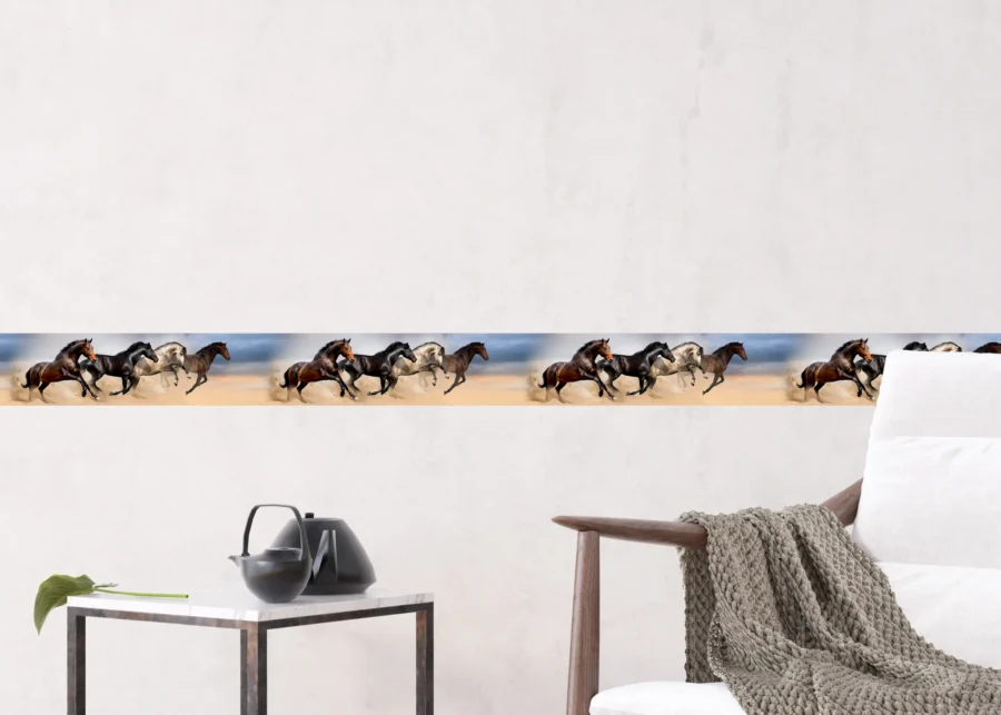 Wall Border Equine Gallop | 5 m x 13.8 cm | WB 8242 - Image 6