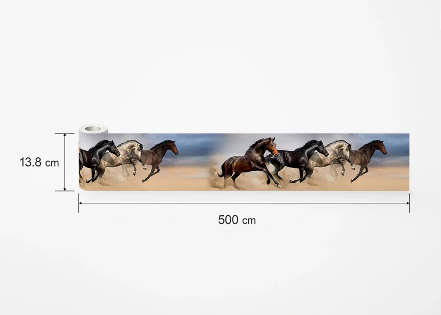 Wall Border Equine Gallop | 5 m x 13.8 cm | WB 8242 - Image 9