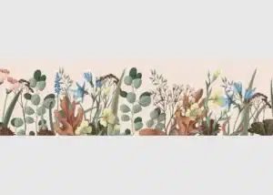 Samolepící bordura na zeď Zelený Ráj | 5 m x 13.8 cm | WB 8255