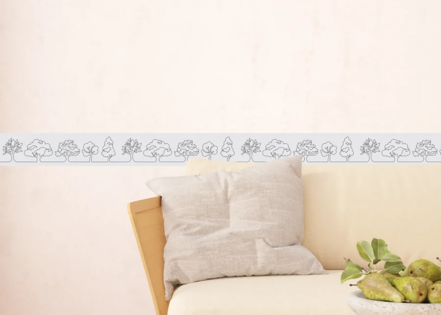 Wall Border Tree Calligraphy | 5 m x 13.8 cm | WB 8281 - Image 4