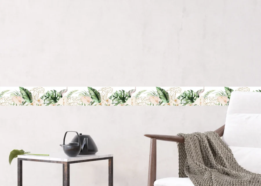 Wall Border Botanic Veil | 5 m x 13.8 cm | WB 8287 - Image 3