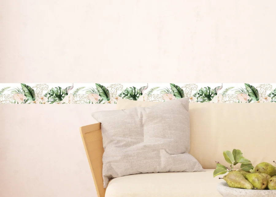 Wall Border Botanic Veil | 5 m x 13.8 cm | WB 8287 - Image 5