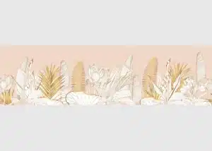 Samolepící bordura na zeď Kvetoucí Pohádky | 5 m x 13.8 cm | WB 8289