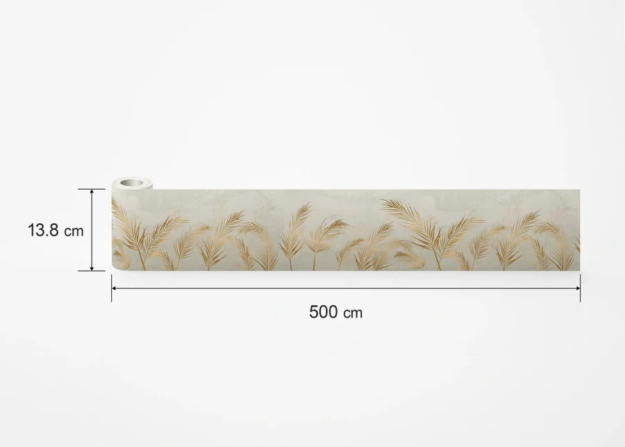 Wall Border Pampas Abstraction | 5 m x 13.8 cm | WB 8291 - Image 7