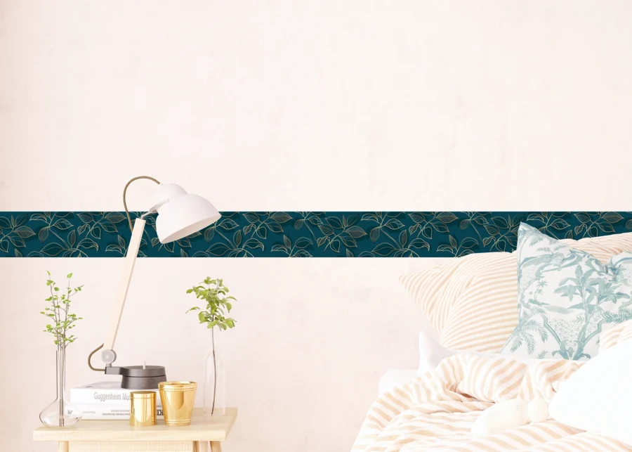 Wall Border Gilded Foliage | 5 m x 13.8 cm | WB 8403 - Image 6