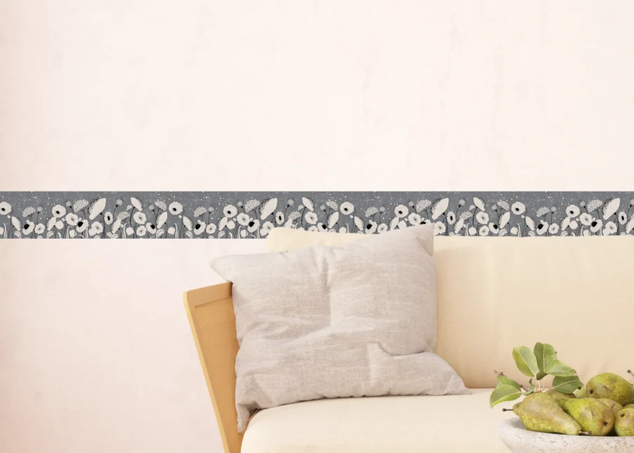 Wall Border Blossom Sketch | 5 m x 13.8 cm | WB 8411 - Image 4